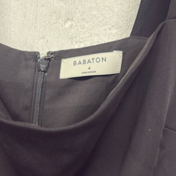 Babaton 90s Slit midi Dress Size 4 black - Picture 4 of 8